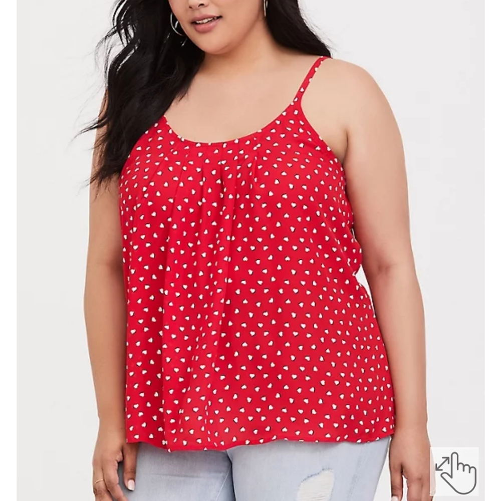 Torrid 00 Georgette Swing Cami